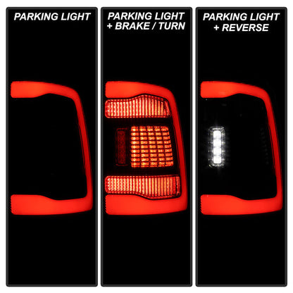 SPYDER xTune 09-18 Dodge Ram 1500 / 10-19 2500/3500 LED Tail Lights ALT-JH-DRAM10-LED-BSM 9951992