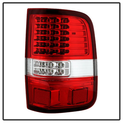 SPYDER Xtune Ford F150 Styleside 04-08 LED Tail Lights Red Clear ALT-JH-FF15004-LED-G2-RC 9034909