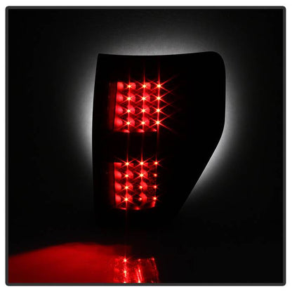 SPYDER Xtune Ford F150 09-14 LED Tail Lights Black ALT-JH-FF15009-LED-BK 9025624
