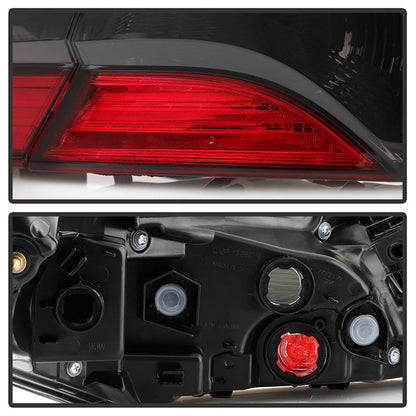 xTune 18-20 Toyota Camry OE Tail Lights - 4 Pieces - w/Signal and Reverse - Red Smoke 9944536
