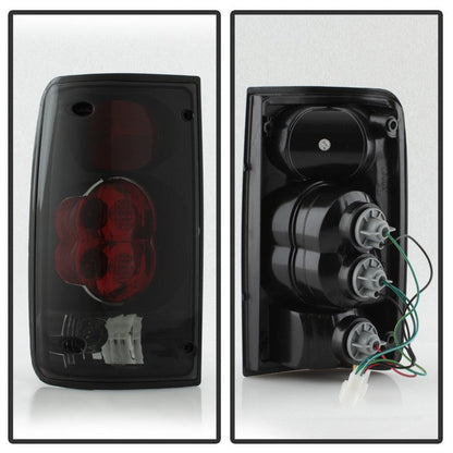 SPYDER xTune 89-95 Toyota Pickup Euro Style Tail Lights - Black Smoke (ALT-JH-TP89-BSM) 9037740