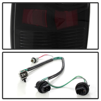 SPYDER xTune Toyota Tacoma 09-15 OEM LED Style Tail Lights - Black Smoked ALT-JH-TTA09-OE-BSM 9039522