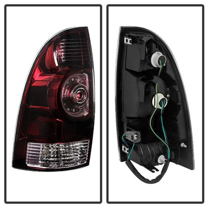 SPYDER Xtune Toyota Tacoma 2009-2013 OEM LED Style Tail Lights Red Smoked ALT-JH-TTA09-OE-RSM 9029929