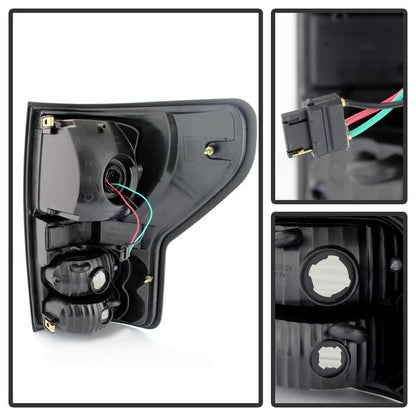 SPYDER Xtune Toyota Tundra 07-13 LED Tail Lights Black Smoke ALT-JH-TTU07-LED-BKSM 9026546