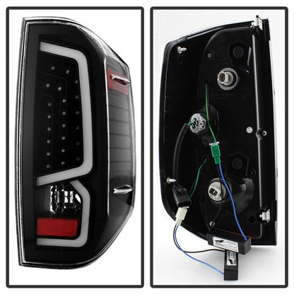 SPYDER xTune 14-16 Toyota Tundra Light Bar LED Tail Lights - Black (ALT-JH-TTU14-LED-BK) 9040443