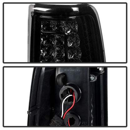 SPYDER Xtune Chevy Silverado 1500-2500-3500 03-06 C-Shape LED Tail Lights Smoke ALT-ON-CS03-G2-LED-SM 5081308