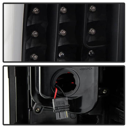SPYDER Xtune Chevy Silverado 1500 2500HD/3500HD 07-13 Tail Lights - Black Smoked ALT-ON-CS07V2-LED-BK 9046650