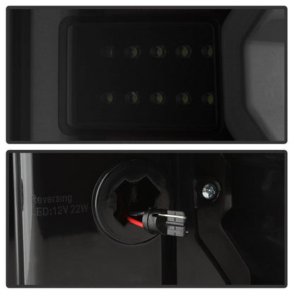 SPYDER xTune 14-16 Chevrolet Silverado 1500 Light Bar LED Tail Lights - Black Smoke (ALT-ON-CS14-LBLED-BSM) 9040306
