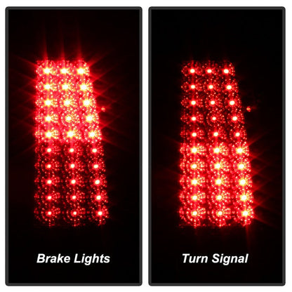 SPYDER Xtune Chevy Silverado 1500/2500/3500 99-02 LED Tail Lights Red Smoke ALT-ON-CS99-LED-RS 5011763