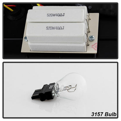 SPYDER xTune 02-06 Dodge Ram 1500 Light Bar LED Tail Light - Black Smoke (ALT-ON-DRAM02V3-LBLED-BSM) 9040269
