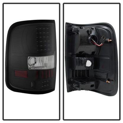 SPYDER Xtune Ford F150 Styleside 04-08 (Not Fit Heritage & SVT) LED Tail Lights Black ALT-ON-FF15004-LED-BK 5012890
