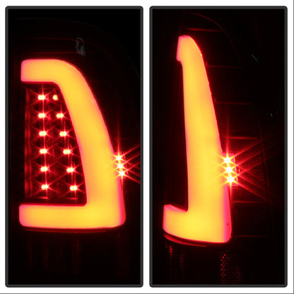 SPYDER xTune Ford F150 Styleside 97-03 Light Bar LED Tail Lights - Black ALT-ON-FF15097-LBLED-BK 5082084