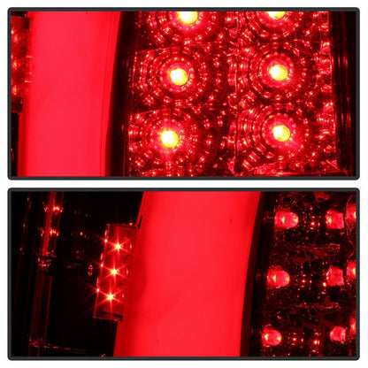 SPYDER xTune Ford F150 Styleside 97-03 Light Bar LED Tail Lights - Red Clear ALT-ON-FF15097-LBLED-RC 5082091