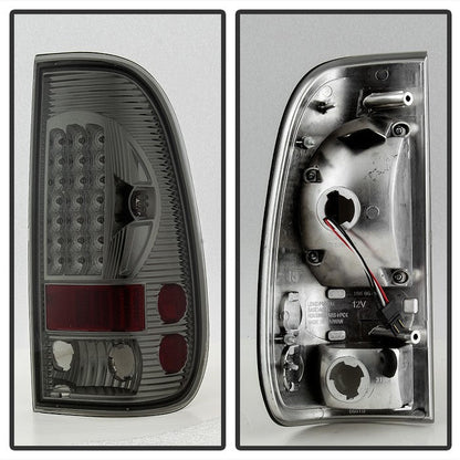 SPYDER Xtune Ford F150 Styleside 97-03 / F250/350/450/550 99-07 LED Tail Lights Smoke ALT-ON-FF15097-LED-SM 5012968