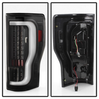 SPYDER xTune 17-18 Ford F-250 Super Duty (Excl LED Models) LED Tail Lights - Black (ALT-ON-FS17-LBLED-BK) 9041600