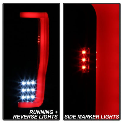 SPYDER xTune 17-18 Ford F-250 Super Duty (Excl LED Models) LED Tail Lights-Blk Smk (ALT-ON-FS17-LBLED-BSM) 9041617
