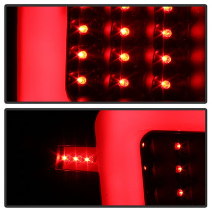 SPYDER xTune 04-15 Nissan Titan Light Bar LED Tail Lights - Black (ALT-ON-NTI04-LBLED-BK) 9038532