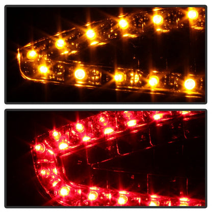 SPYDER xTune Porsche 987 Cayman 06-08 / Boxster 05-08 LED Tail Lights - Red Clear ALT-ON-P98705-LED-RC 9038600