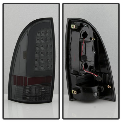 SPYDER xTune 05-15 Toyota Tacoma (Excl Models w/LED) Light Bar LED Tail Lights -Blk (ALT-ON-TT05-LBLED-SM) 5082145