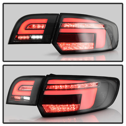 SPYDER 03-08 Audi A3 Full LED Tail Lights - Black (ALT-YD-AA303-LED-BK) 5089076