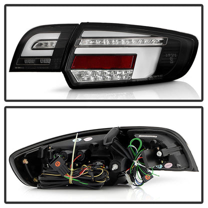 SPYDER 03-08 Audi A3 Full LED Tail Lights - Black (ALT-YD-AA303-LED-BK) 5089076