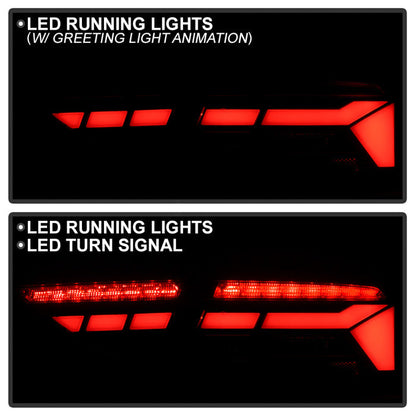 SPYDER Apex 13-17 Audo A5 / S5 / RS5 (Factory LED) LED Tail Lights - Blk (ALT-YD-AA513LED-SEQGR-BK) 5089045