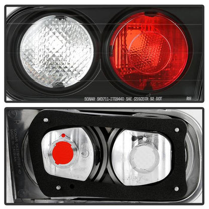 Spyder Acura Integra 94-01 4Dr Euro Style Tail Lights Black ALT-YD-AI94-4D-BK 5000200