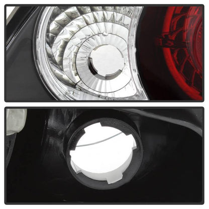 Spyder Acura RSX 02-04 Euro Style Tail Lights Black ALT-YD-ARSX02-BK 5000330