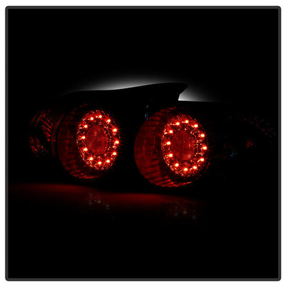 Spyder Acura RSX 02-04 LED Tail Lights Black ALT-YD-ARSX02-LED-BK 5000361
