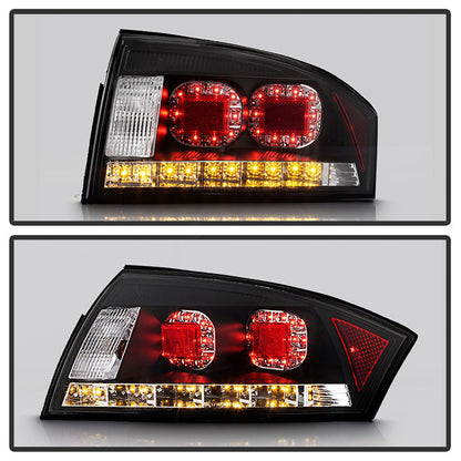 Spyder Audi TT 00-06 LED Tail Lights Black ALT-YD-ATT99-LED-BK 5000422