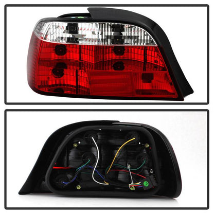 Spyder BMW E38 7-Series 95-01 Crystal Tail Lights Red Clear ALT-YD-BE3895-RC 5000651