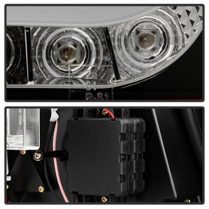 Spyder BMW E46 3-Series 99-01 4Dr Light Bar Style LED Tail Lights Black ALT-YD-BE4699-4D-LBLED-BK 5037695