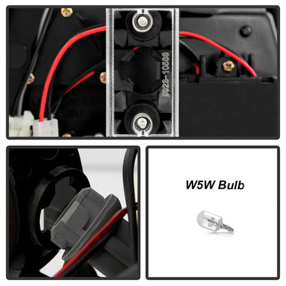 Spyder BMW E46 3-Series 99-01 4Dr Light Bar Style LED Tail Lights Black ALT-YD-BE4699-4D-LBLED-BK 5037695