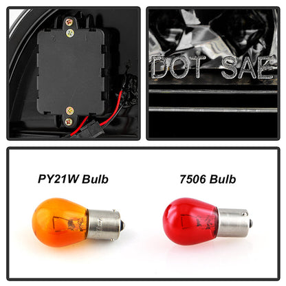 Spyder BMW E53 X5 00-06 4PCS LED Tail Lights Black ALT-YD-BE5300-LED-BK 5000781