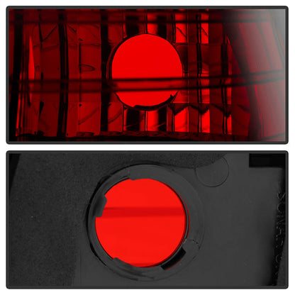 Spyder BMW E53 X5 00-06 4PCS Euro Style Tail Lights- Red Smoke ALT-YD-BE5300-RS 5000842