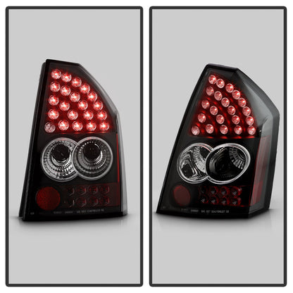 Spyder Chrysler 300C 05-07 LED Tail Lights Black ALT-YD-C305-LED-BK 5000934