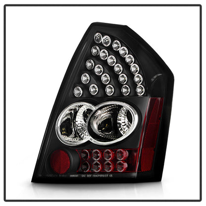 Spyder Chrysler 300C 05-07 LED Tail Lights Black ALT-YD-C305-LED-BK 5000934