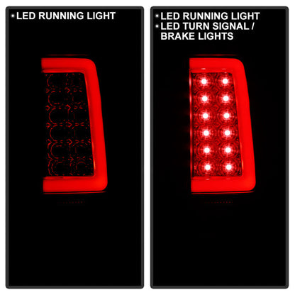 Spyder 07-13 Silverado (Will Not Work w/2010 921 Bulb)V3 Tail Lights Blk Smk ALT-YD-CS07V3-LBLED-BSM 5084095