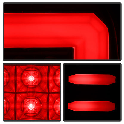 SPYDER Chevy 1500 14-16 Light Bar LED Tail Lights All Blk ALT-YD-CS14-LBLED-BKV2 5085856