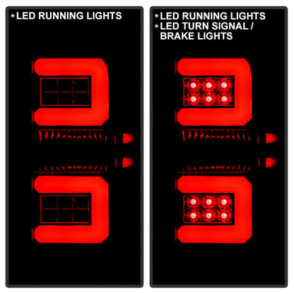 Spyder Chevy Silverado 16-17 Light Bar LED Tail Lights - Black Smoke ALT-YD-CS16-LED-BSM 5083739