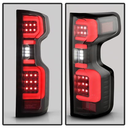 Spyder Chevy Silverado 19-20 LED Tail Light Black ALT-YD-CS19HAL-BK 5087256
