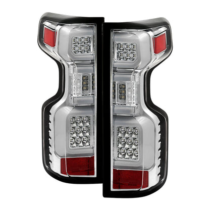 Spyder Chevy Silverado 19-20 LED Tail Light Chrome ALT-YD-CS19HAL-C 5087263