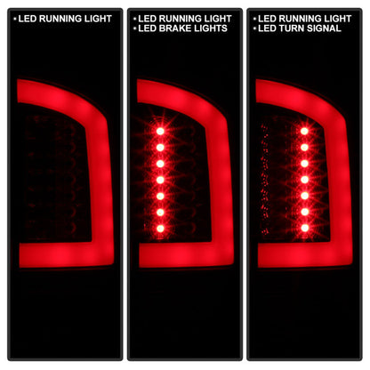Spyder 02-06 Dodge Ram 1500 V3 Light Bar LED Tail Light - Blk Smoke (ALT-YD-DRAM02V3-LBLED-BSM) 5084125