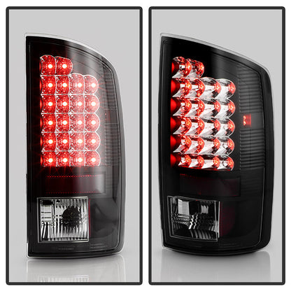 Spyder Dodge Ram 07-08 1500/Ram 07-09 2500/3500 LED Tail Lights Black ALT-YD-DRAM06-LED-BK 5002617