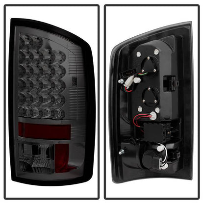 Spyder Dodge Ram 07-08 1500/Ram 07-09 2500/3500 LED Tail Lights Smoke ALT-YD-DRAM06-LED-SM 5002655