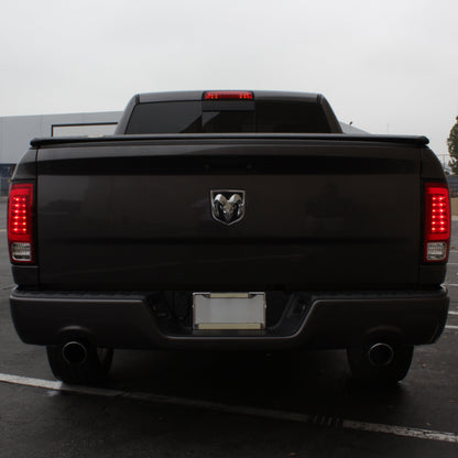 Spyder 09-16 Dodge Ram 1500 Light Bar LED Tail Lights - Red Clear ALT-YD-DRAM09V2-LED-RC 5084040