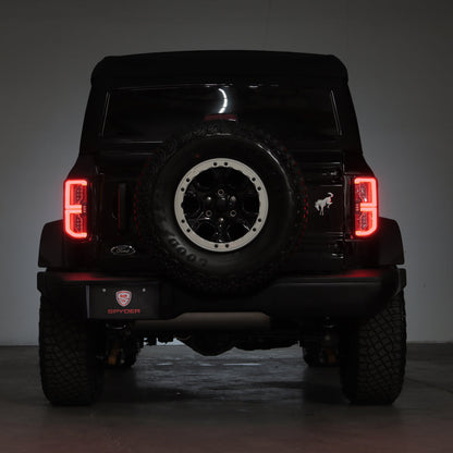 SPYDER 21-23 Ford Bronco (Factory LED Model Only) LED Tail Lights - Black (ALT-YD-FB21LED-LED-BK) 5088765