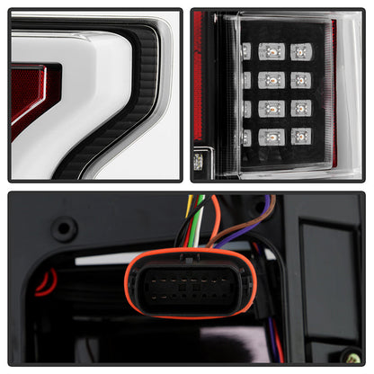 SPYDER 18-20 Ford F150 w/ Rear Blind Spot LED Tail Lights - Black (ALT-YD-FF15018BS-LED-BK) 5088550