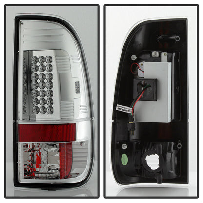 Spyder Ford F150 side 97-03/F250/350/450 Super Duty 99-07 LED Tail Lights Chrm ALT-YD-FF15097-LED-C 5003478