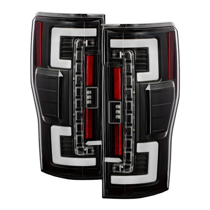SPYDER 17-18 Ford F250 SD (Excl Halogen Model) LED Tail Lights - Black (ZALT-YD-FS17BS-GRLED-BK) 5089168